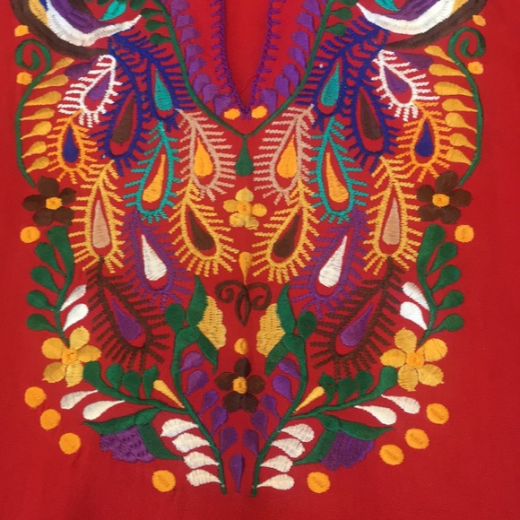 NWT Handmade in Mexico Cotton Embroidered - Picture 4 of 8